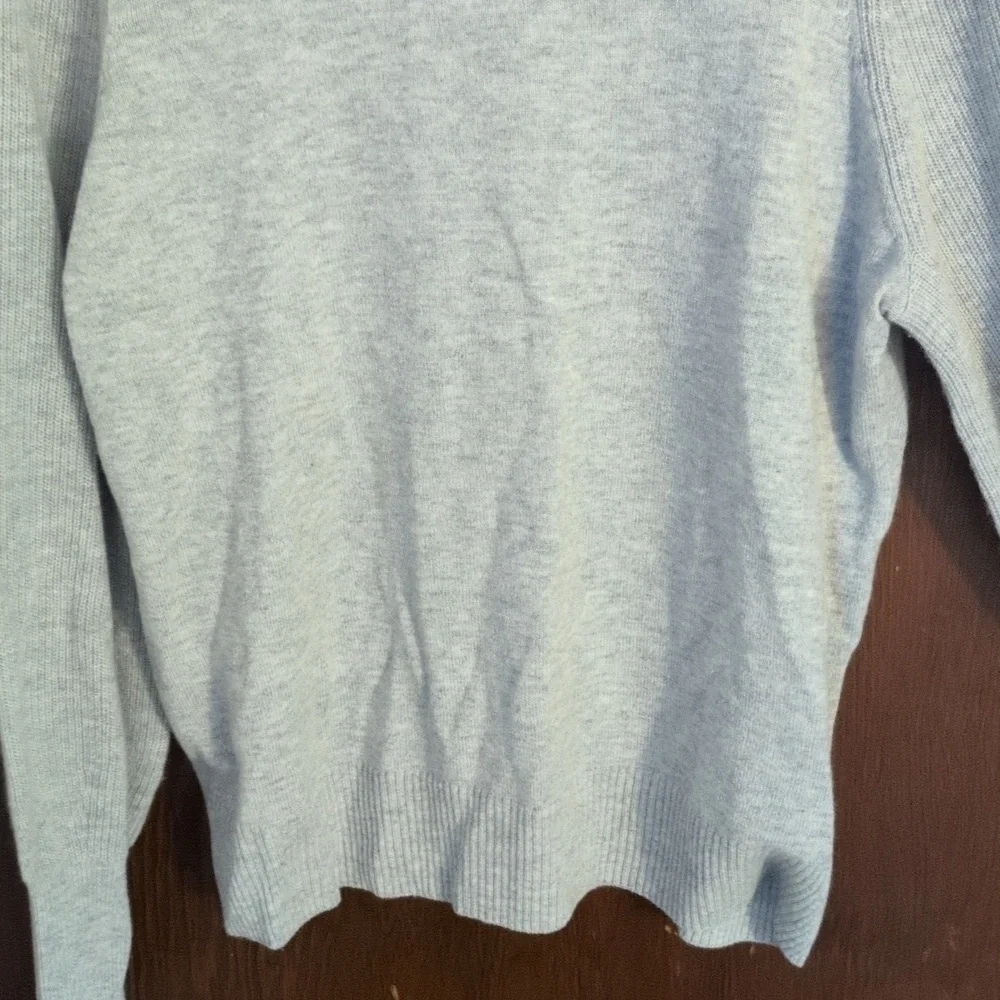 Summersalt Light Gray Extra Fine Merino Wool & Cashmere Sweater Size Medium